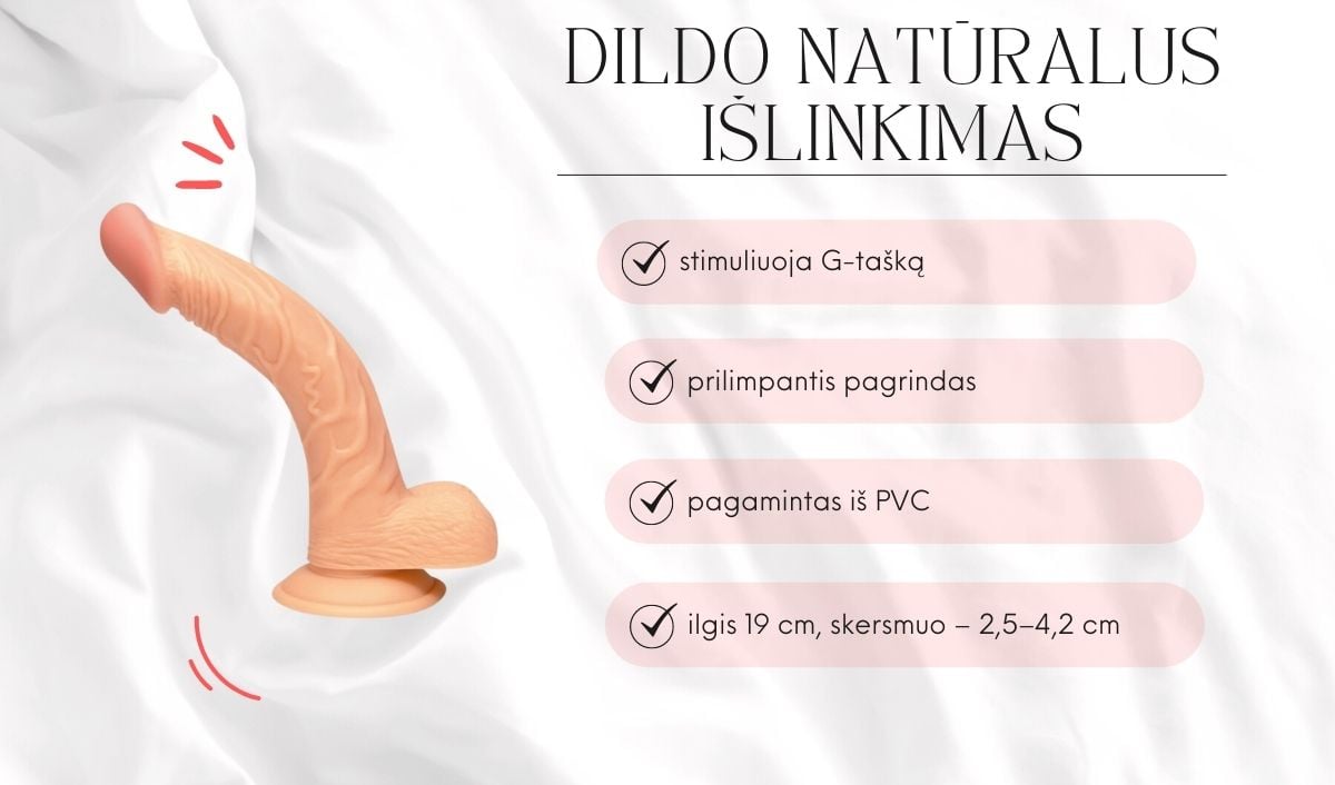 realistiskas dildo