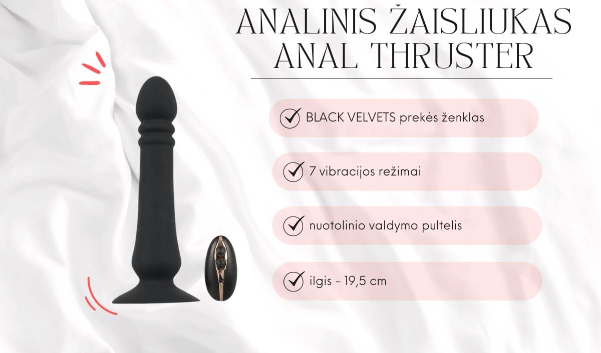 analinis zaisliukas anal thruster