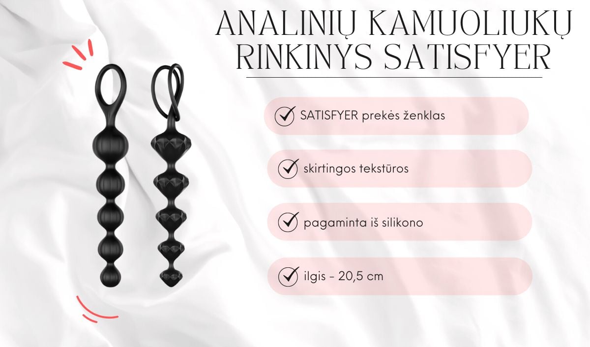 analiniu kamuoliuku rinkinys satisfyer